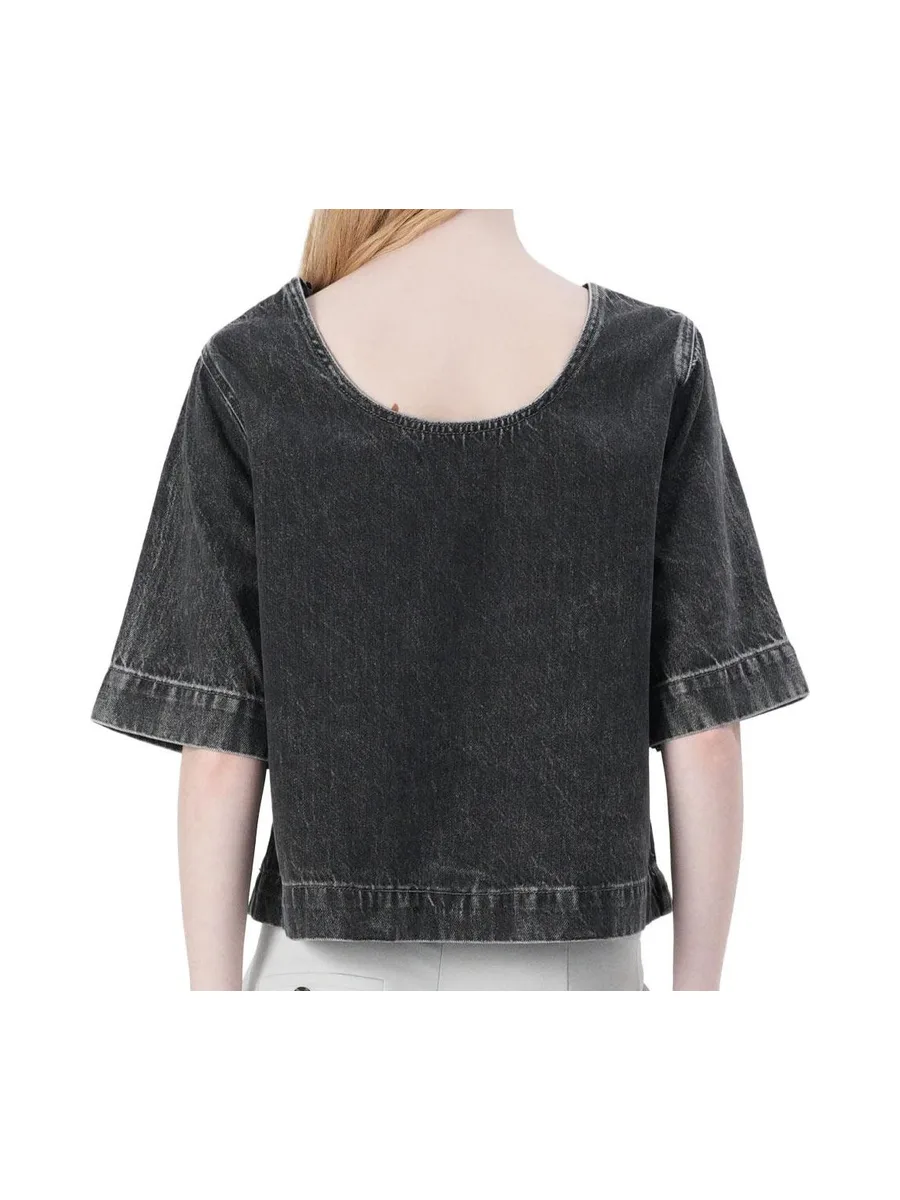 Blouse en Jean Noir Femme Only Gigi 3