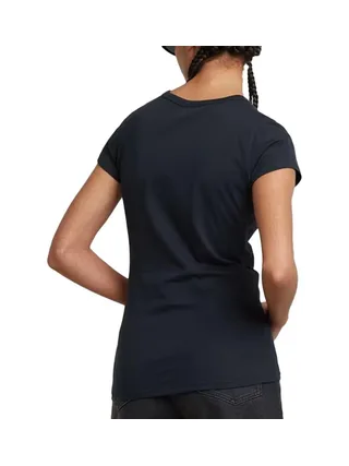 T-shirt Marine Femme G-Star Raw Large Logo 2