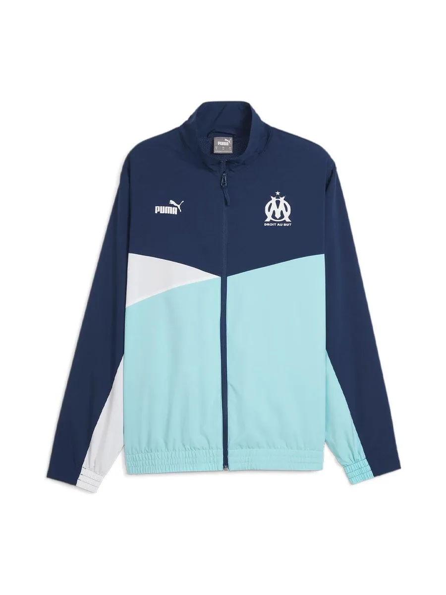 OM Veste Bleu Homme Puma Woven 2023/2024 2