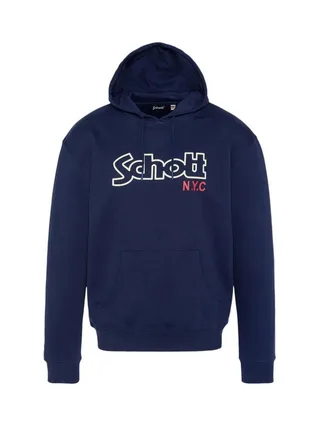 Sweat à Capuche Marine Homme Schott Sidney 1