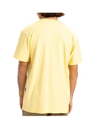 T-Shirt Jaune Homme Quiksilver Slub roundneck 2
