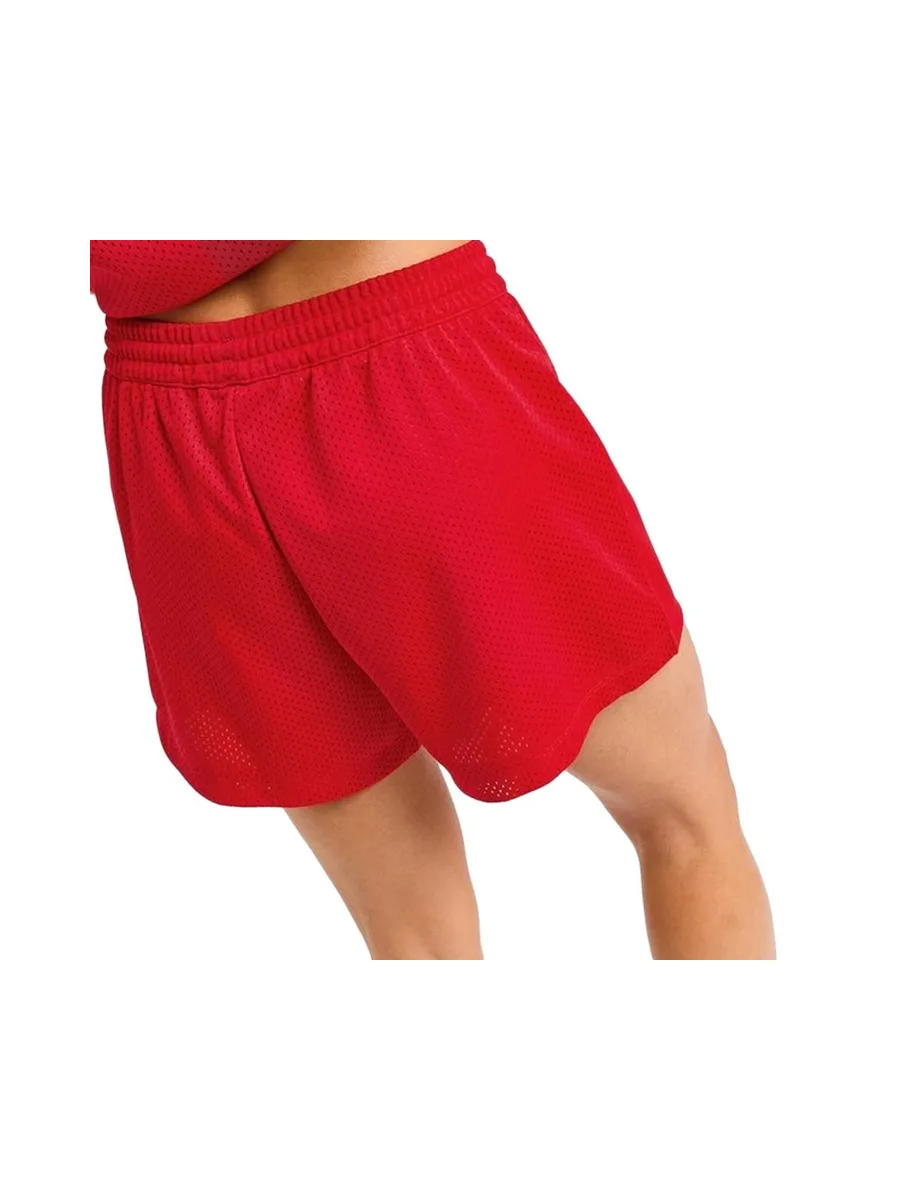 Short Rouge Femme Adidas Bb 3