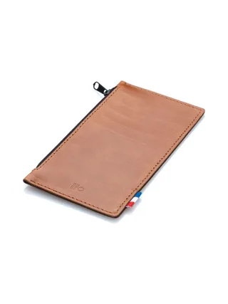 ANTHO - Porte-monnaie vertical zippé en liège - Naturel 17