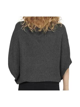 Pull Gris Foncé manches 3/4 Femme JDY New Behave 3