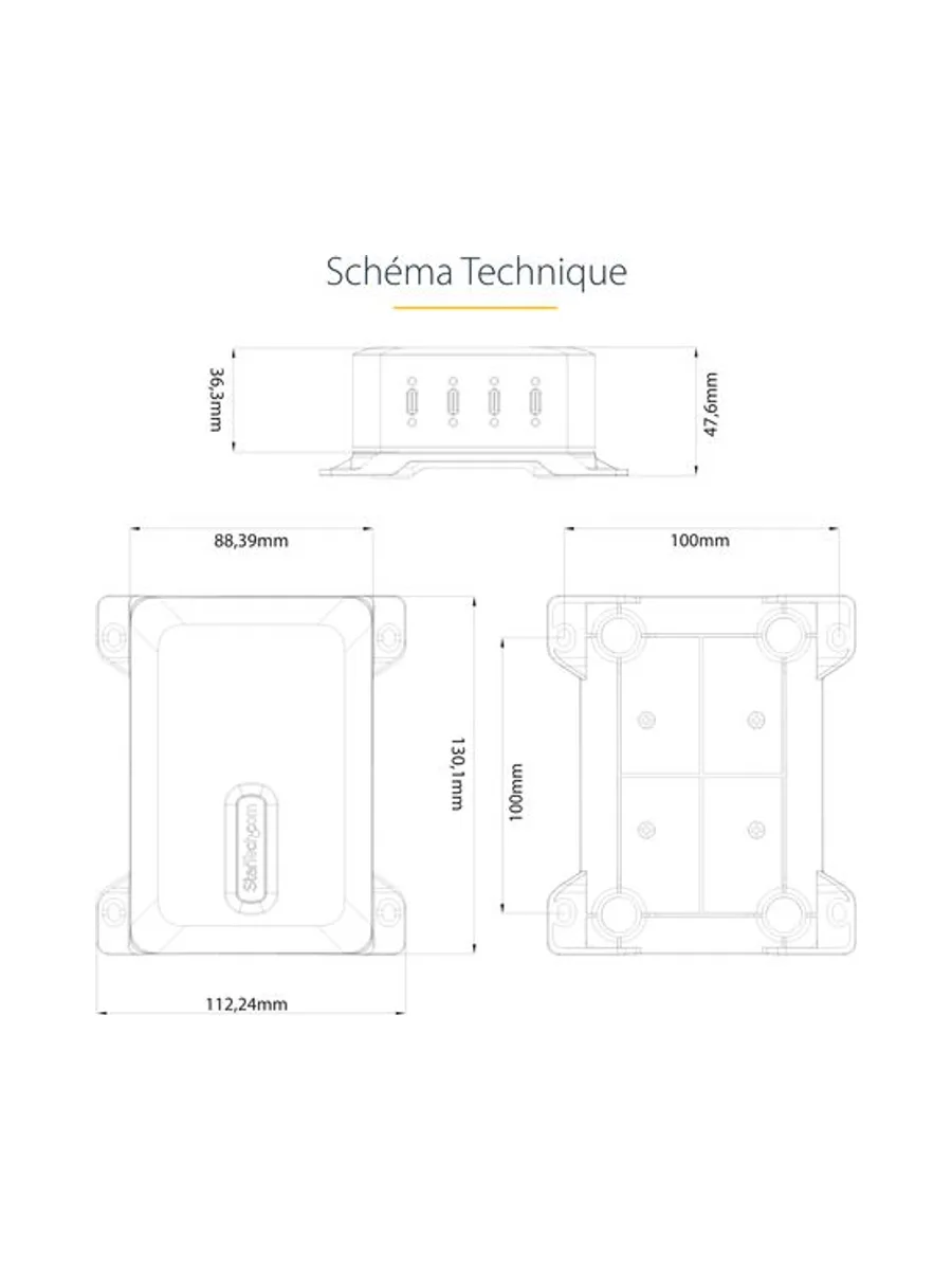 StarTech.com 424DEU-USB-C-CHARGER mobile device charger 22