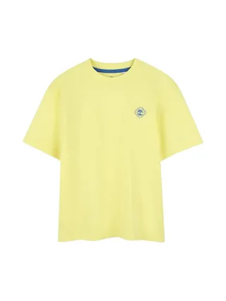 T-Shirt Jaune Garçon Timberland T60424 Yellow 1 1