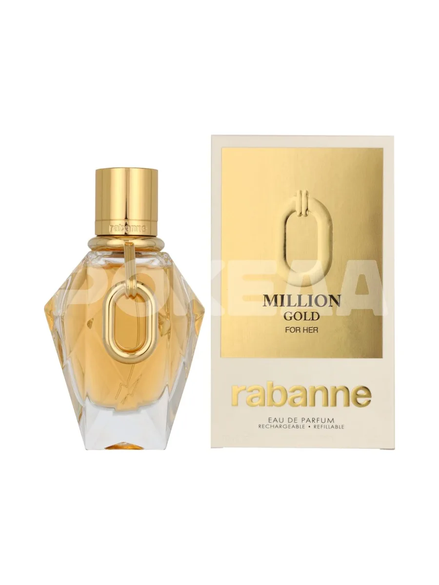 Paco Rabanne Million Gold For Her Edp Spray 50ml - Refillable 1