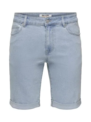 Short en Jean Bleu Homme Only & Sons Sply 1