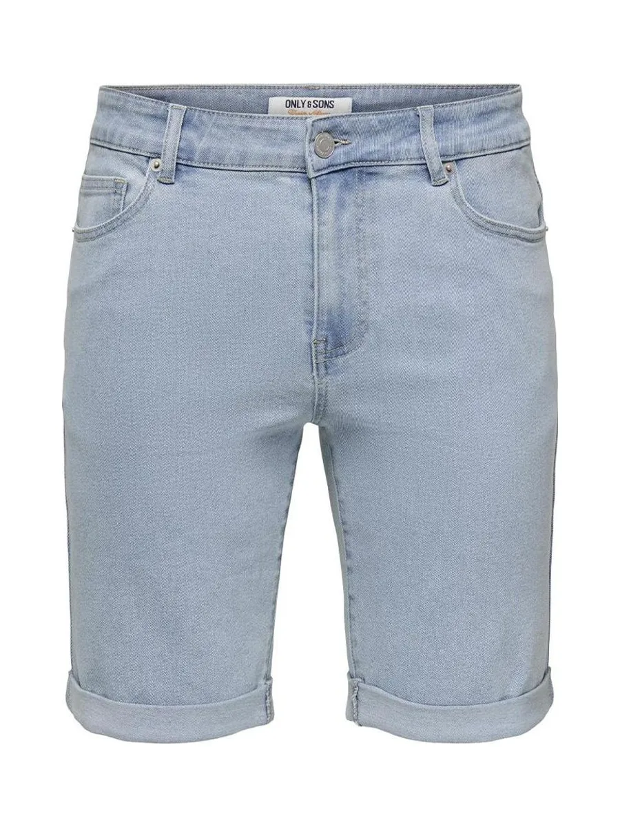Short en Jean Bleu Homme Only & Sons Sply 1