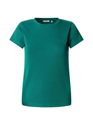 T-Shirt Vert Femme Pepe jeans PL506037 1