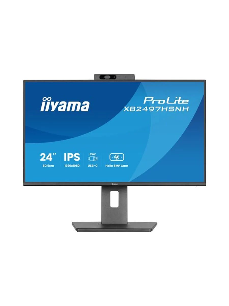 iiyama ProLite XB2497HSNH-B1 24IN IPS LCD 4MS 1920X1080 350CD/M2 HDMI/DP/USB 2 computer monitor 3