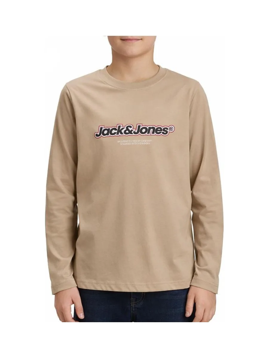 T-Shirt Beige Garçon Jack & Jones Nohos 2
