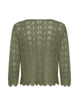Pull Kaki Femme JDY Susi 3/4 2