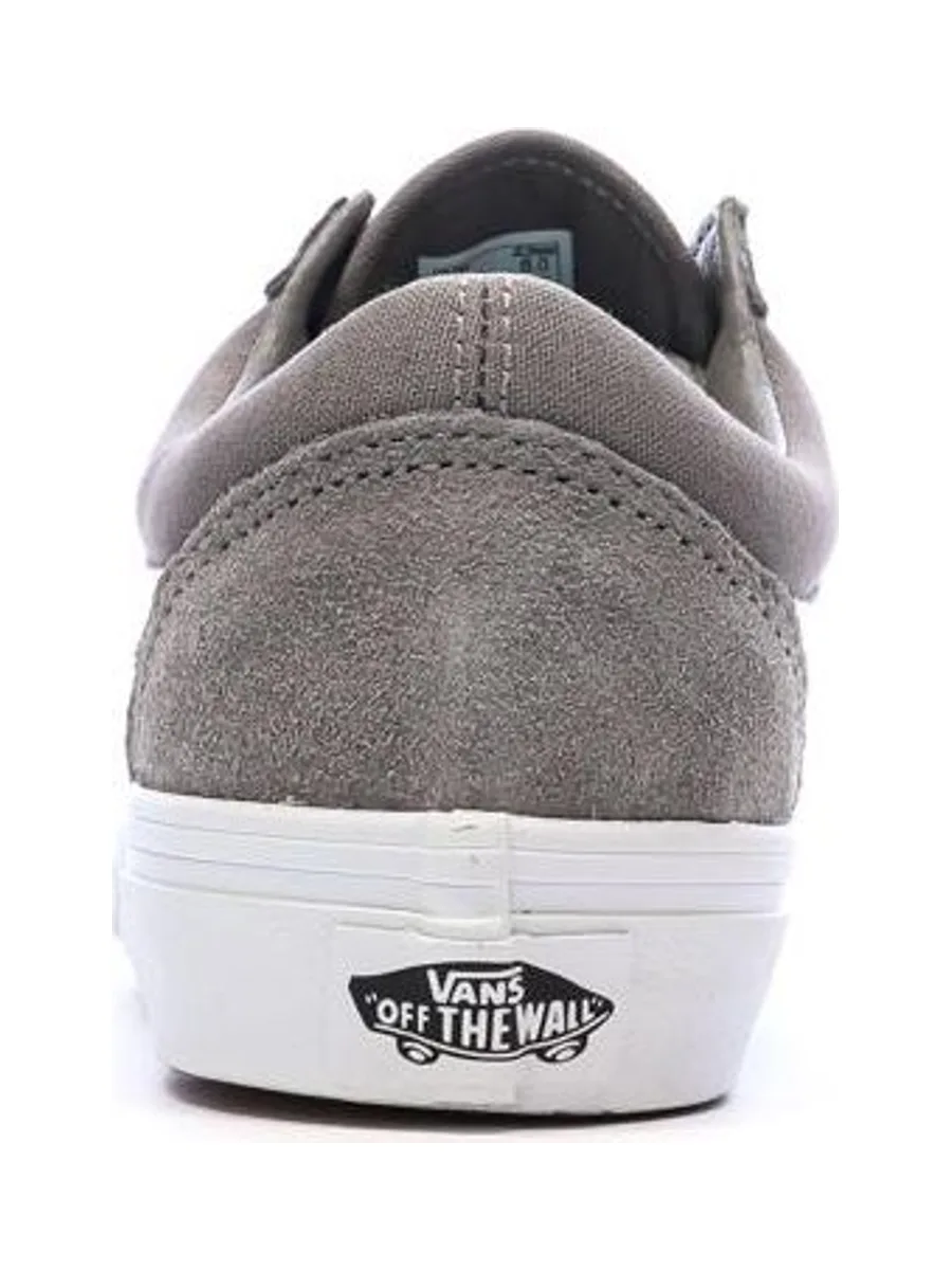 Baskets Grise Femme Vans Old Skool Check Bumper 4