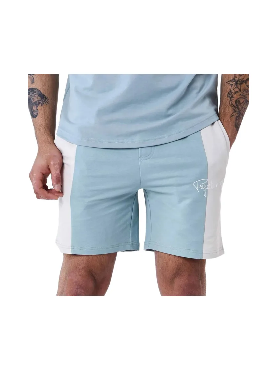 Short Bleu/Blanc Homme Project X Paris Colorblock 2