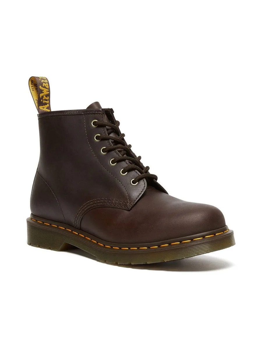 Bottes DR MARTENS 101 Crazy Horse marron foncé 13