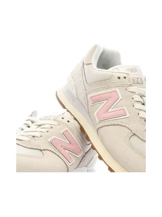 Baskets Beige/Rose Femme New Balance 574 7