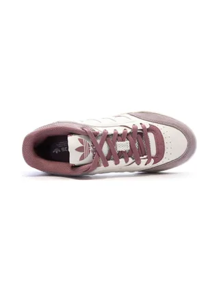 Baskets Blanches/Mauves Femme Adidas Drop Step Low W 4