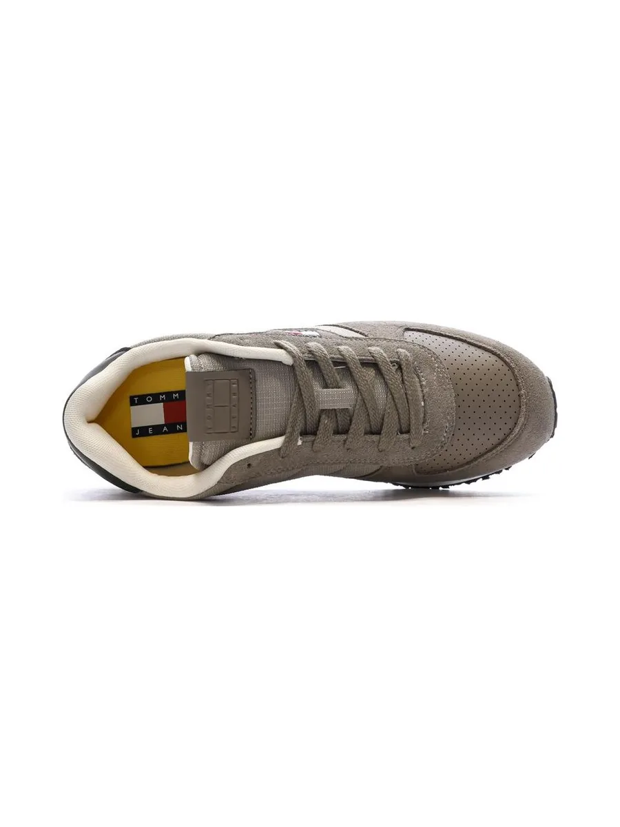Baskets Grises Homme Tommy Hilfiger Runner Flag 5