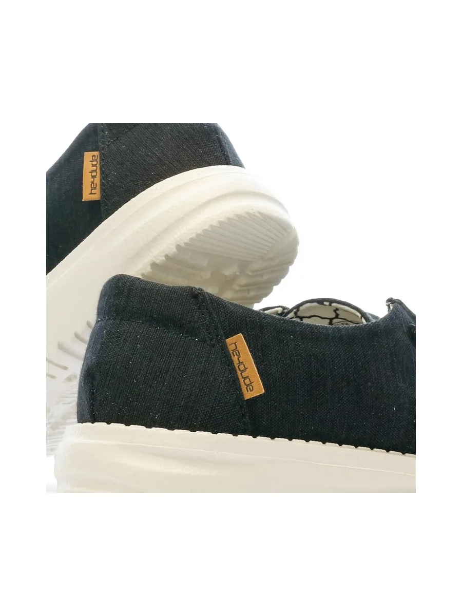 Chaussures Noires Mixte Hey Dude Wendy 8