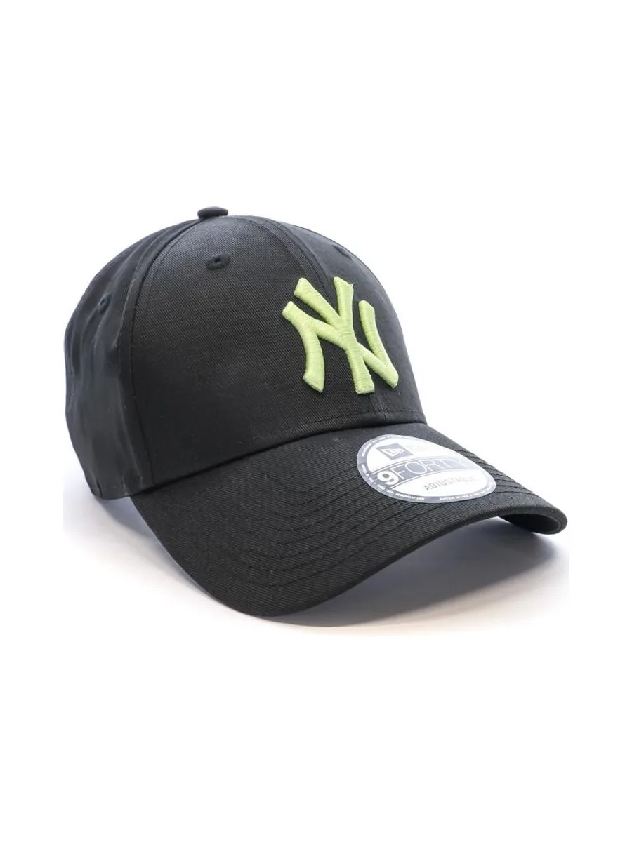 Casquette Noire/Vert Homme New Era League Essential 6