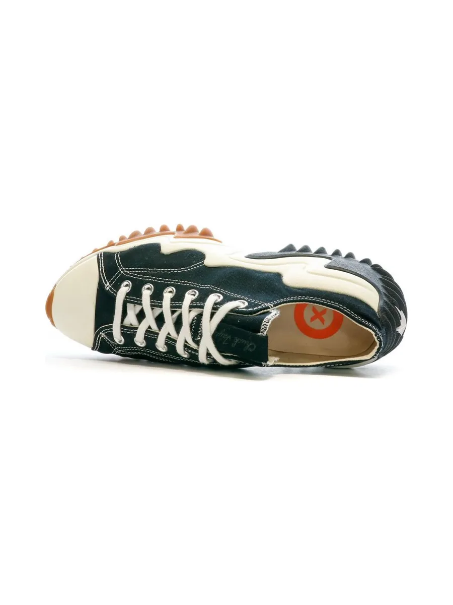 Baskets Noires/Beiges Homme Converse Run Star 4