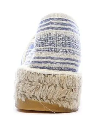 Espadrilles Blanches/Bleu Femme Pare Gabia Aduna 3