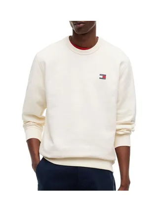 Sweat Beige Homme Tommy Hilfiger Badge Crewss 1