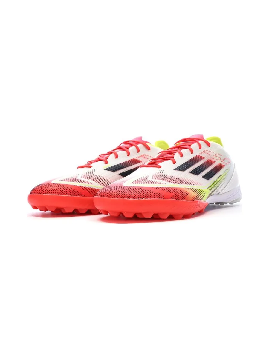 Chaussures de Foot Blanc/Rouge Adidas F50 Pro TF 6