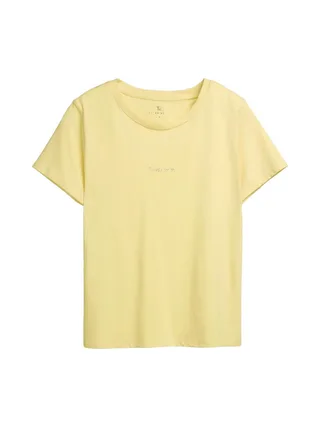 T-shirt Jaune Fille Teddy Smith Ribelles 1