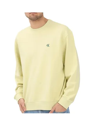 Sweat Jaune Homme Calvin Klein Jeans Ls 350terry 1