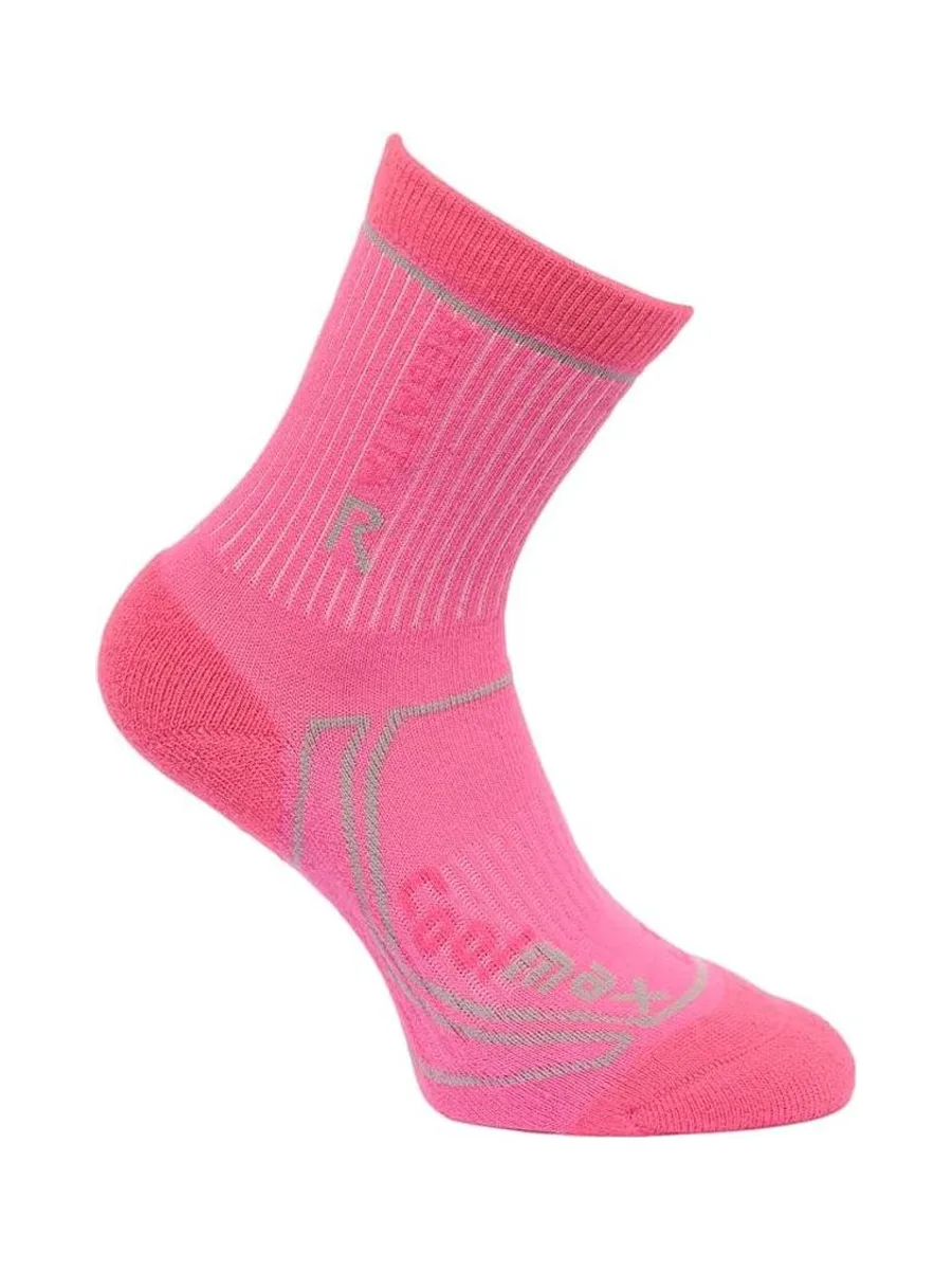 X1 Paires de Chaussettes Rose Regatta Chaussettes Coolmax 2