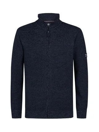 Sweat Zippé Marine Homme Petrol Industries Collar 1