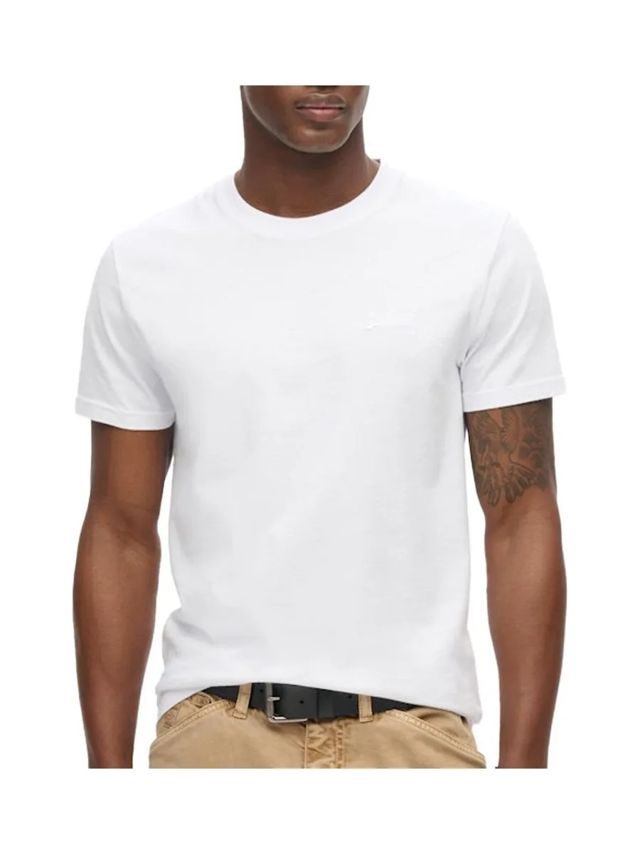 T-shirt Blanc Homme Superdry Vintage LogoR6Ts 1