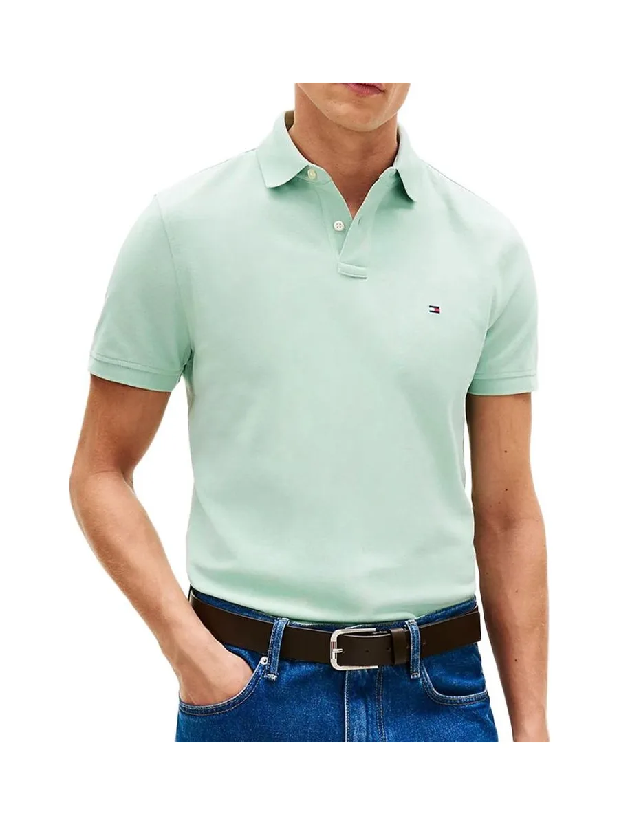 Polo Vert clair Homme Tommy Hilfiger 1985 Regulars 2