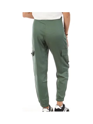 Pantalon Fluide Vert Femme Lee Cooper Okarta 2