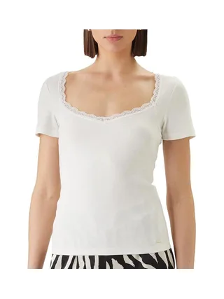 T-shirt Blanc Femme Morgan Damour-931 1