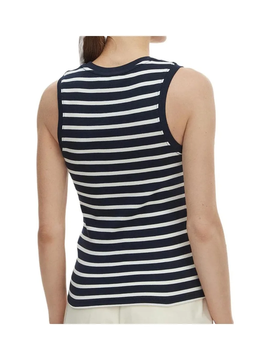 Débardeur Marine/Blanche Femme Tommy Hilfiger Slim Cody 3