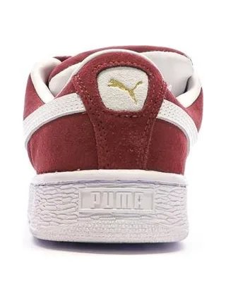 Baskets Rouges Femme Puma Suede XL 3