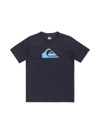 T-Shirt Marine Garçon Quiksilver Comp Logo 1