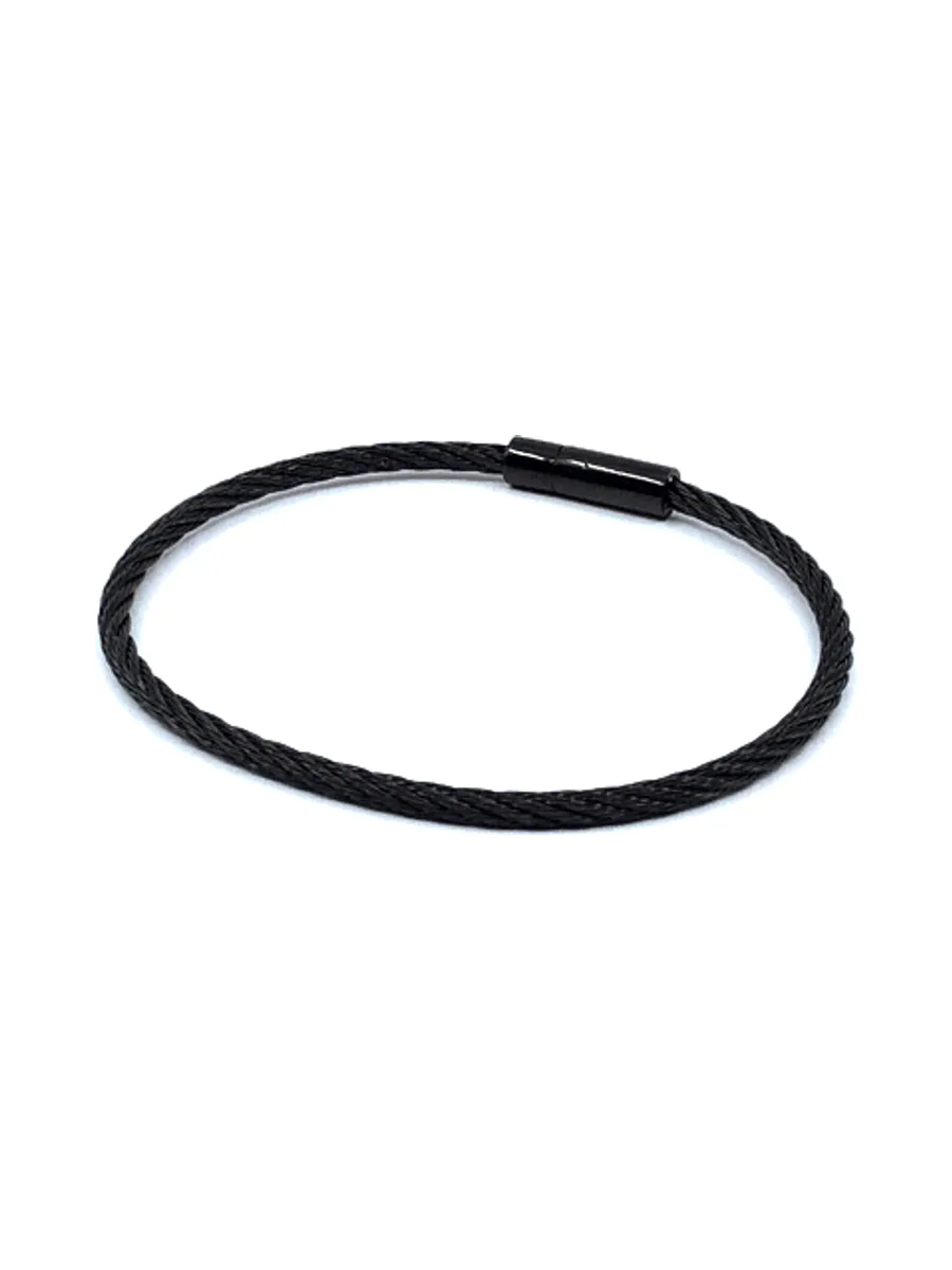 Bracelet Lourmel noir - acier 5