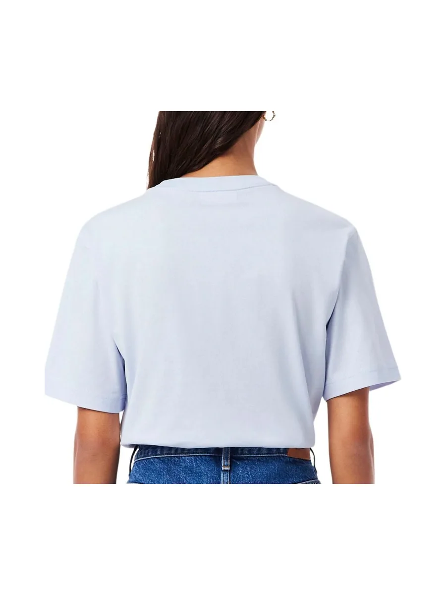 T-shirt Bleu Femme Lacoste TF7215 3