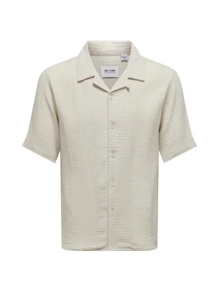 Chemise Beige Homme Only & Sons Kyle 1
