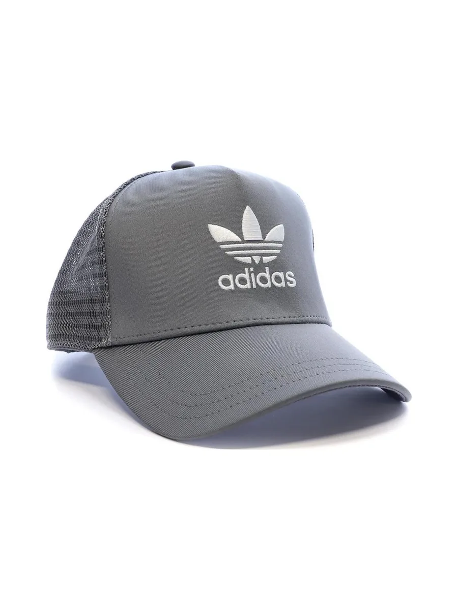 Casquette Grise Homme Adidas Curved Trucker 3