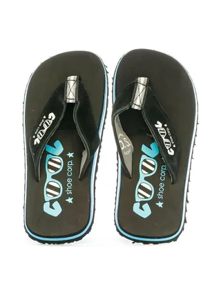 Tongs Noir/Bleu Garçon Cool Shoe Os 3