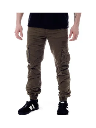 Pantalon Cargo Marron Foncé Homme Paname Brothers Carlos 1