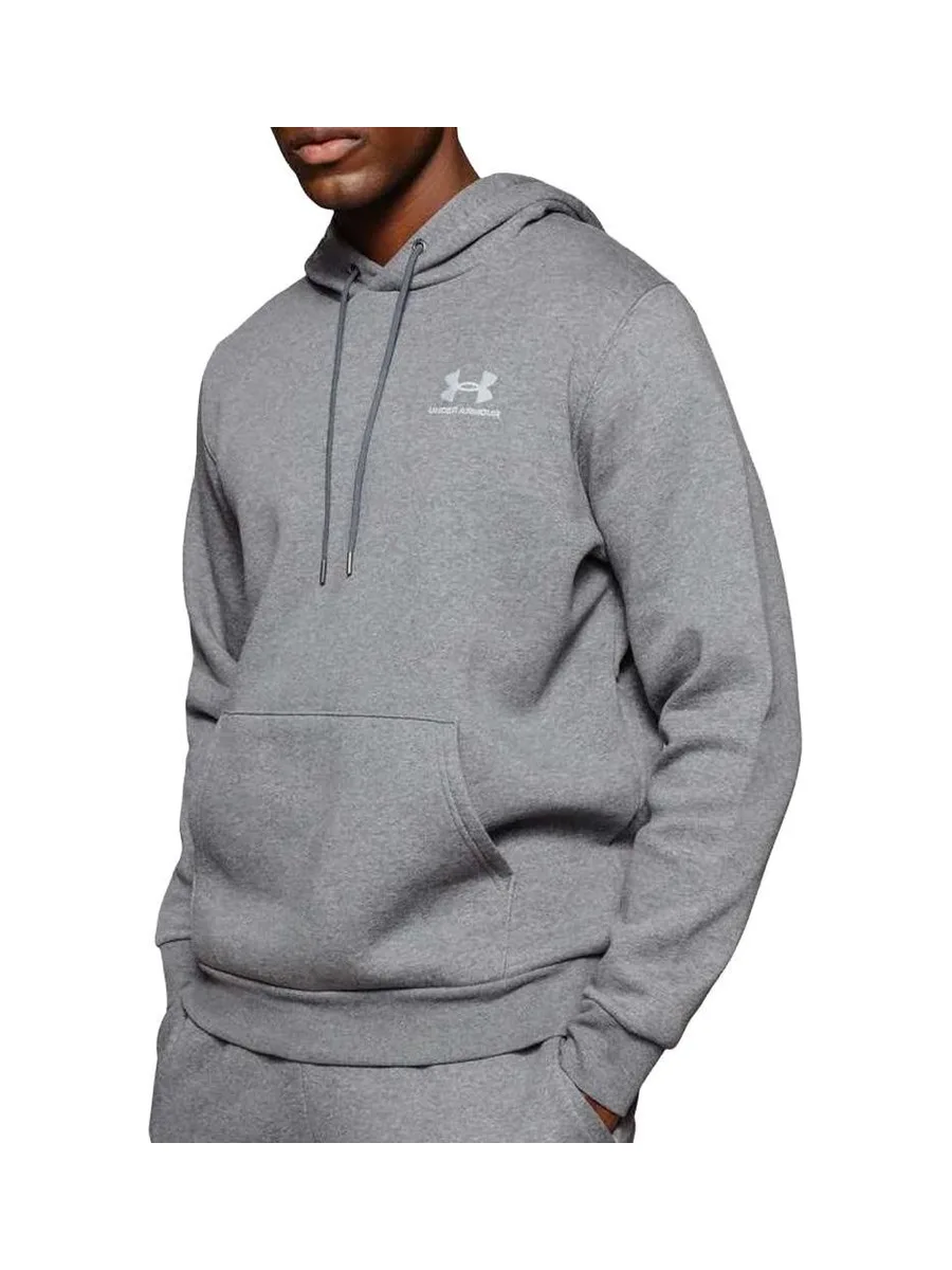 Sweat à Capuche Gris Homme Under Armour Essential Fleece Hoodie 2