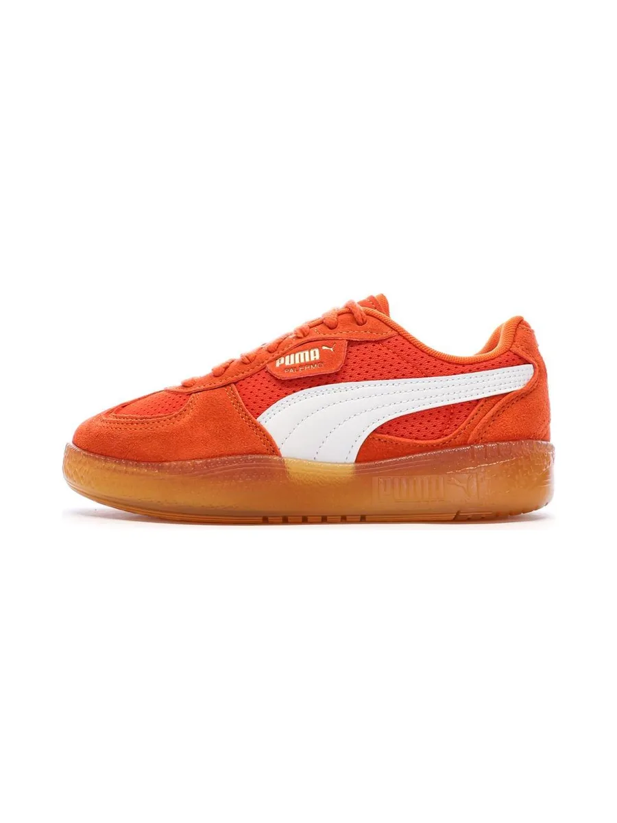 Baskets Oranges Femme Puma Palermo Moda Vintage 2