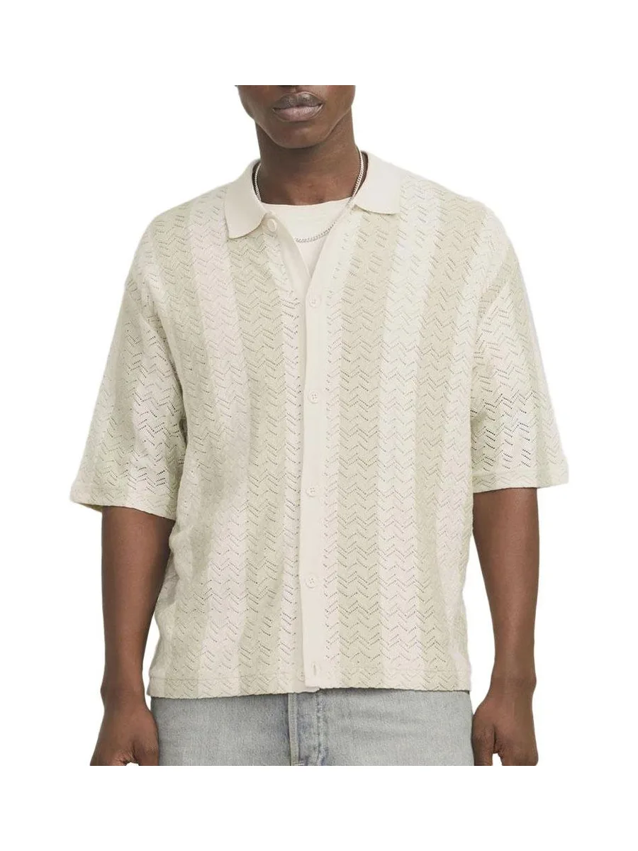 Chemise Beige/Verte Homme Jack & Jones Ortyler 4