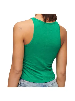 Débardeur Vert Femme Superdry Superdry Ruched 2